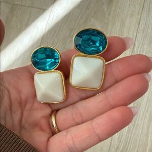 Vintage YSL clip on earrings